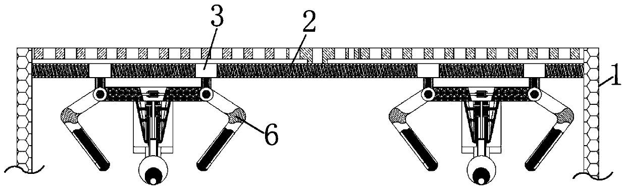 Textile equipment for realizing omnibearing disinfection based on angle change of textile roller