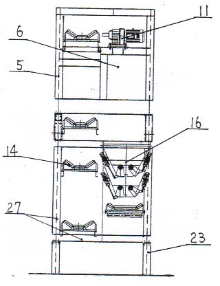 Folding movable concrete stirring station