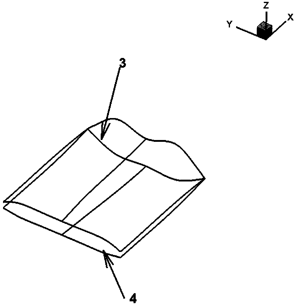 Integrated modeling method for hypersonic flight vehicle engine body and internal contraction air inlet channel