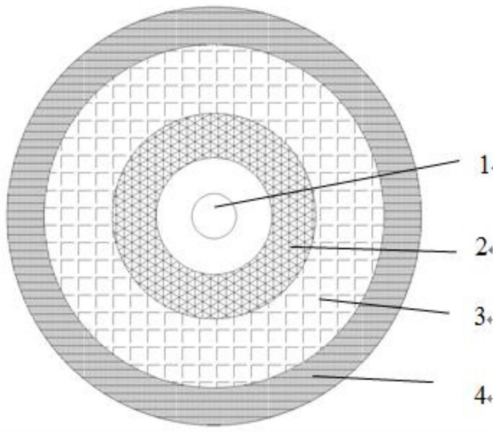 Sensing optical cable for optical fiber current transformer