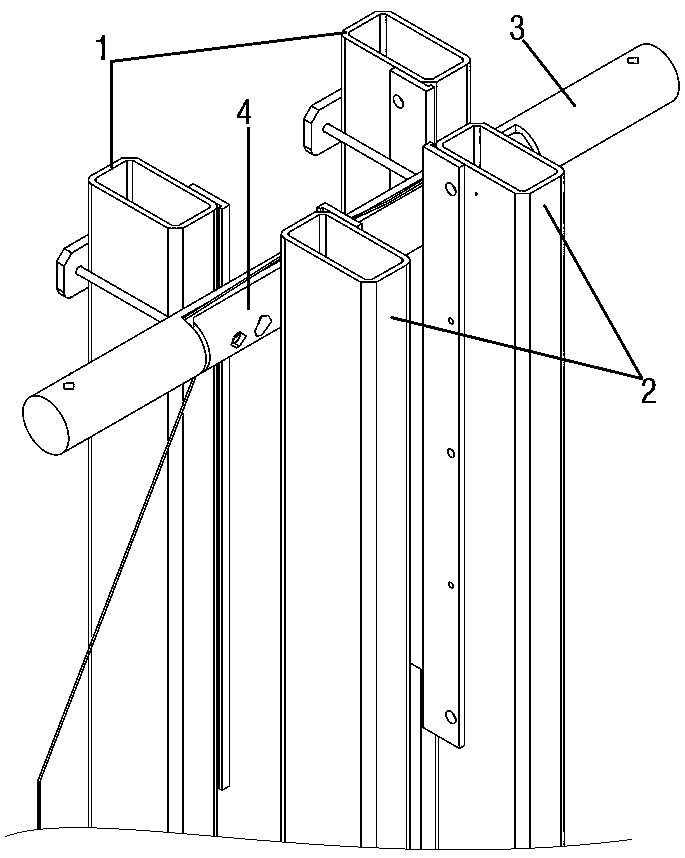 A clamping force test tool for isolating switch