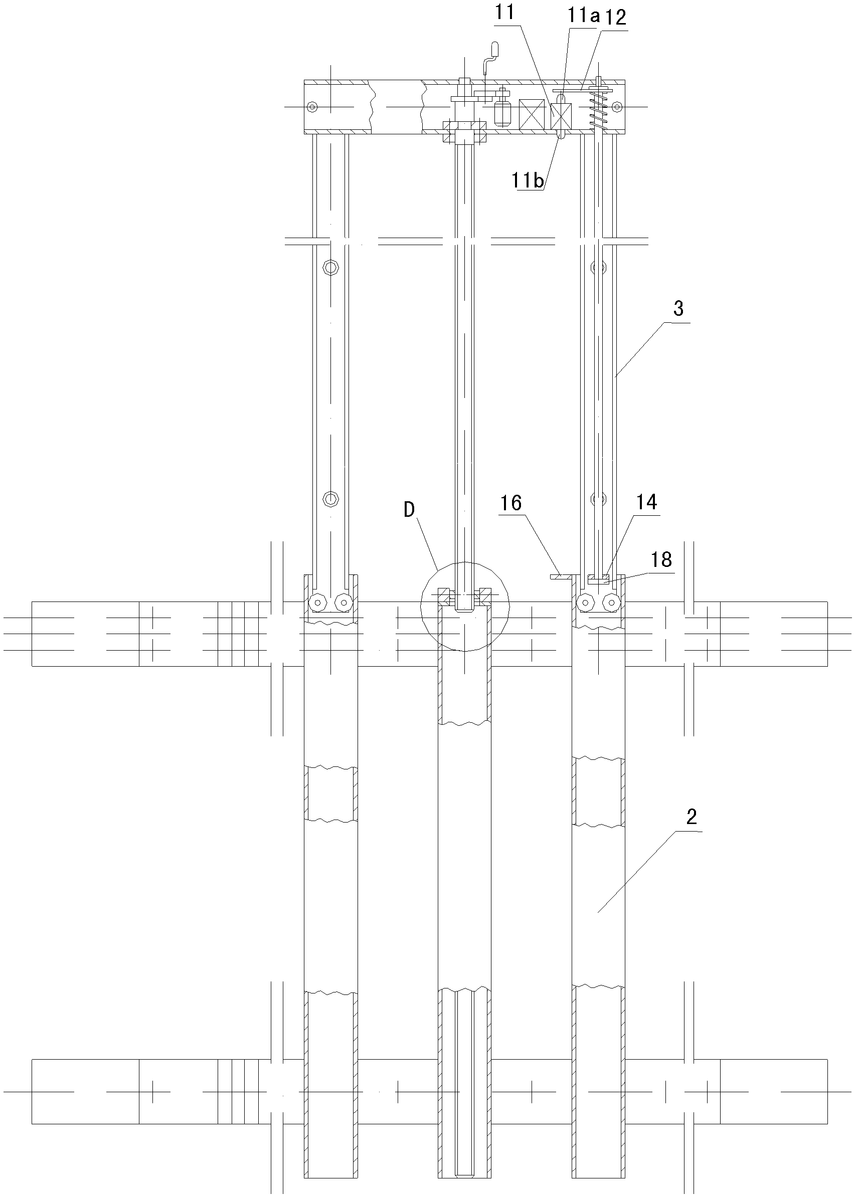 Laterally moveable automobile berthing machine