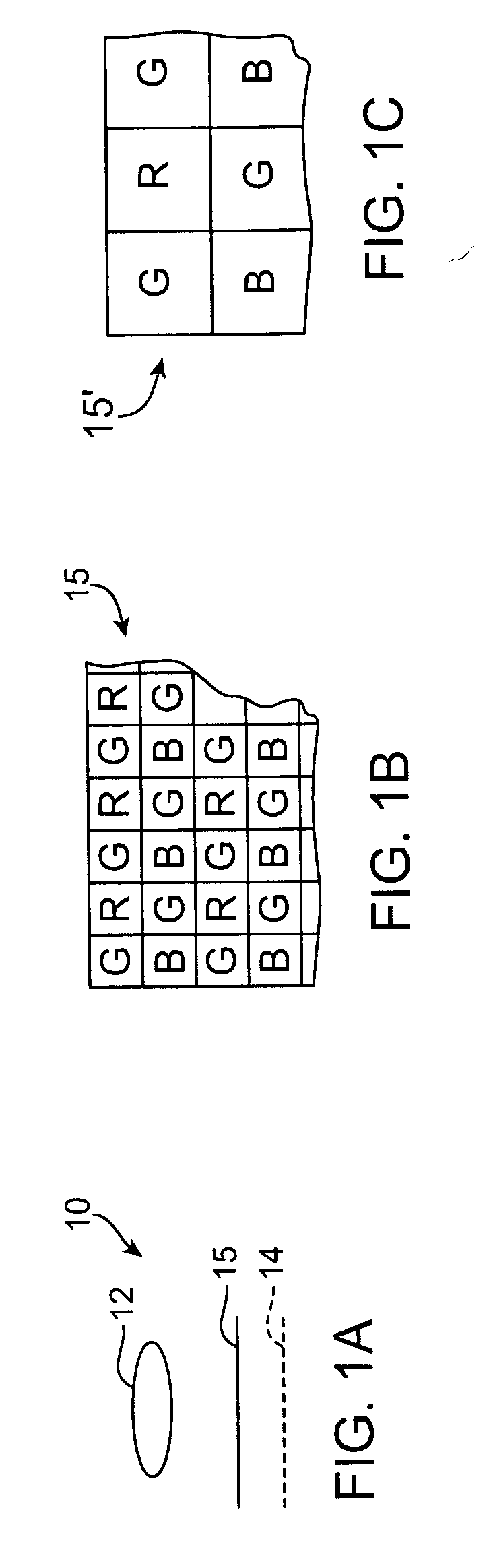 Thin camera and associated methods