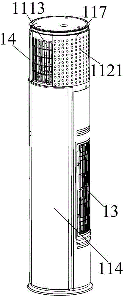 Vertical air conditioner indoor unit and control method thereof