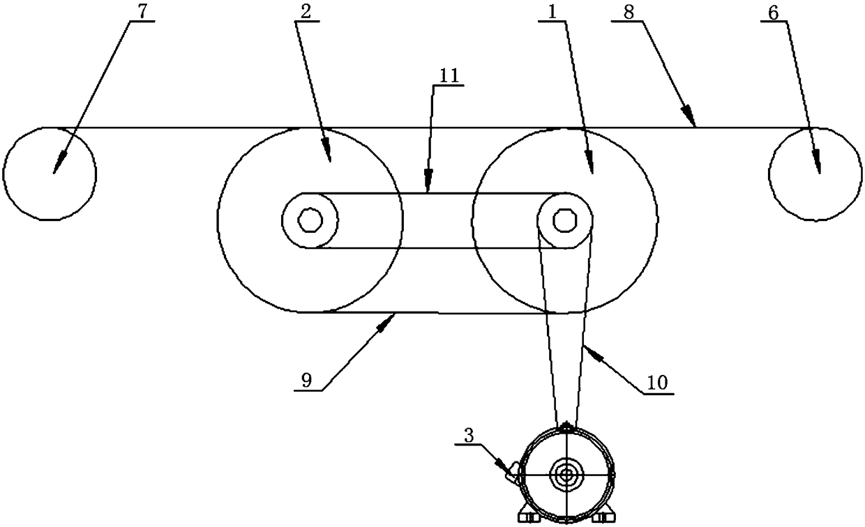 Synchronous traction system of multi-wire winding roller and control method thereof