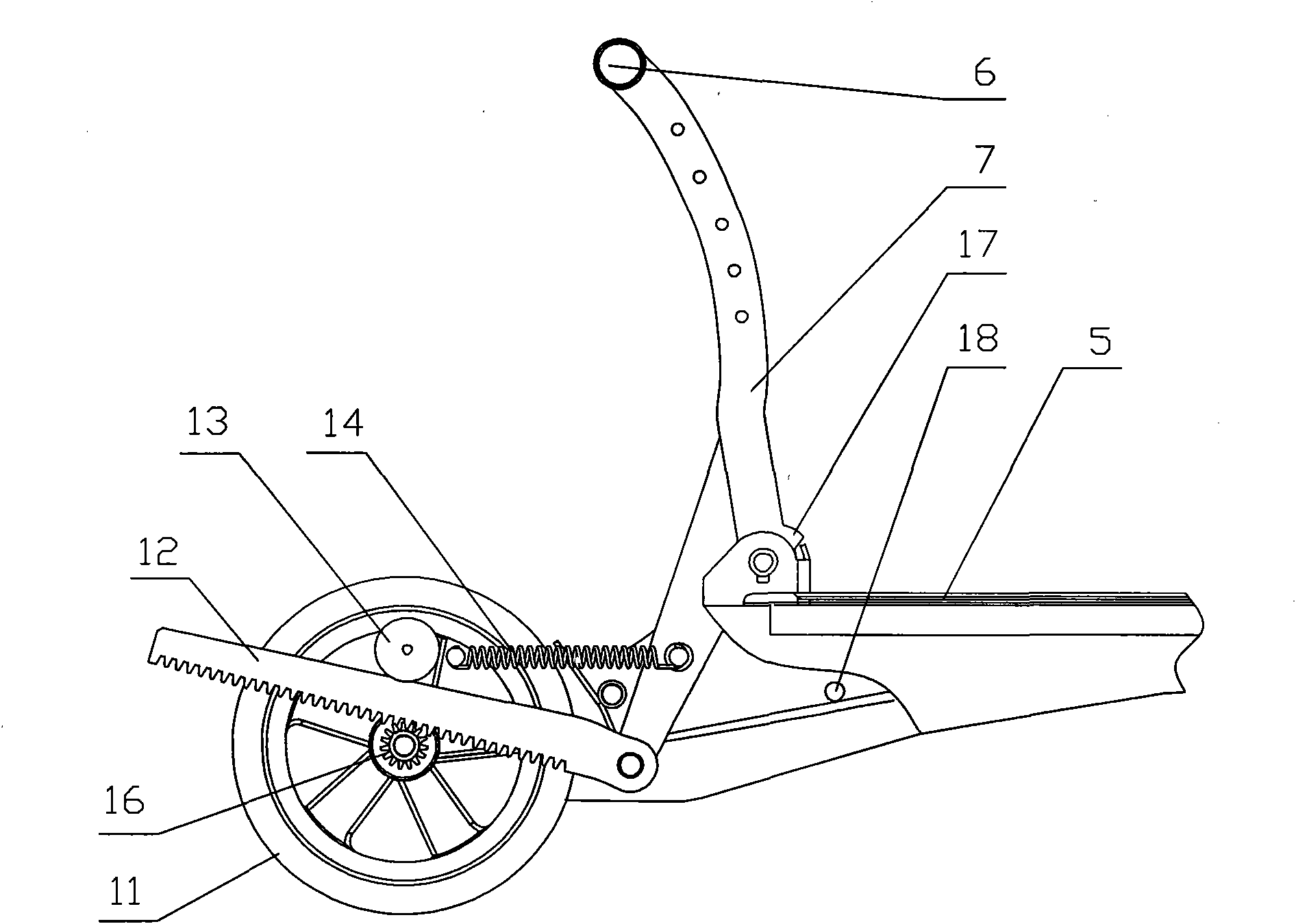 Pedal type scooter