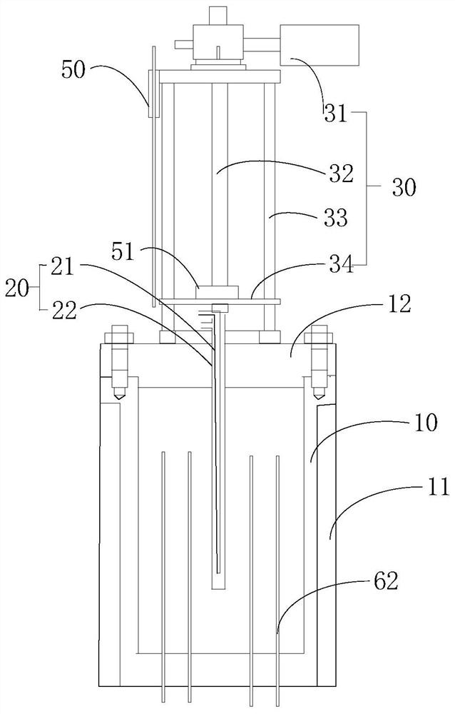 Simulation device and simulation method for wellhead subsidence in frozen soil layer drilling process