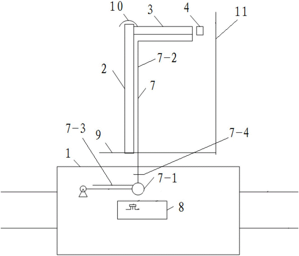 Carbonization furnace wall spray repair device and method