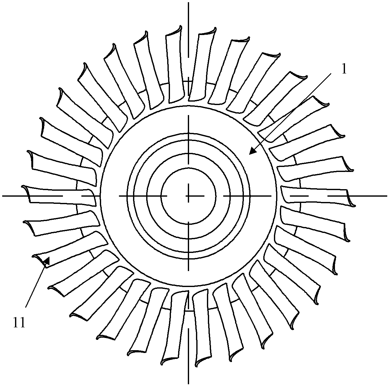 Error compensation method for integral turbine blade machining based on mathematical model reconstruction