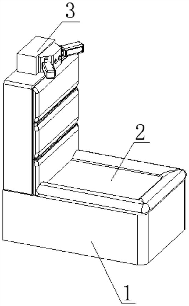 A car anti-fatigue massage seat