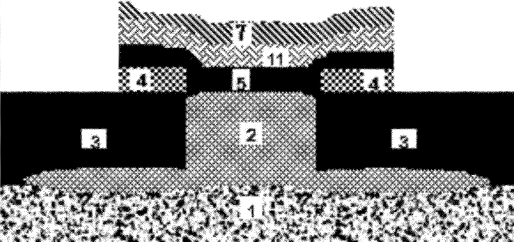 A hard mask film layer structure and manufacturing method of a silicon germanium triode base region