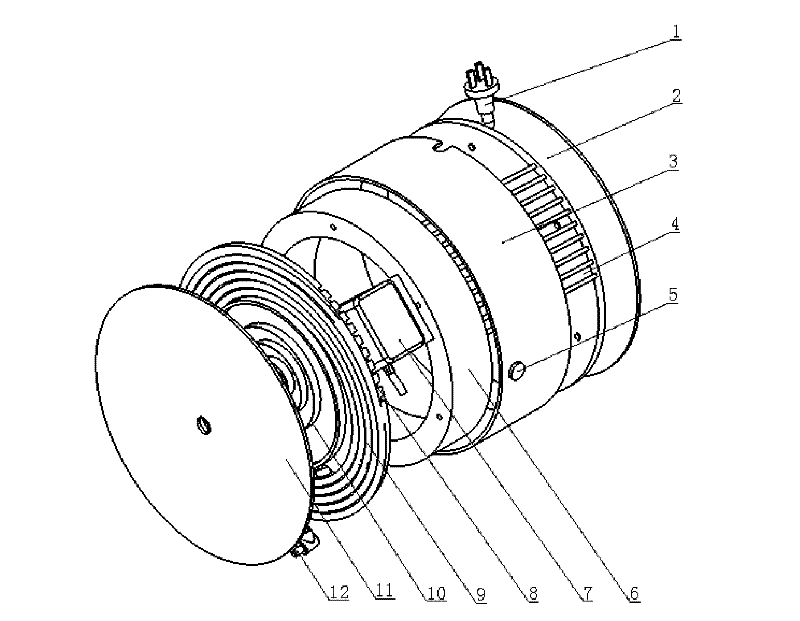 Combination box of external voltage-stabilized source and wires of notebook computer