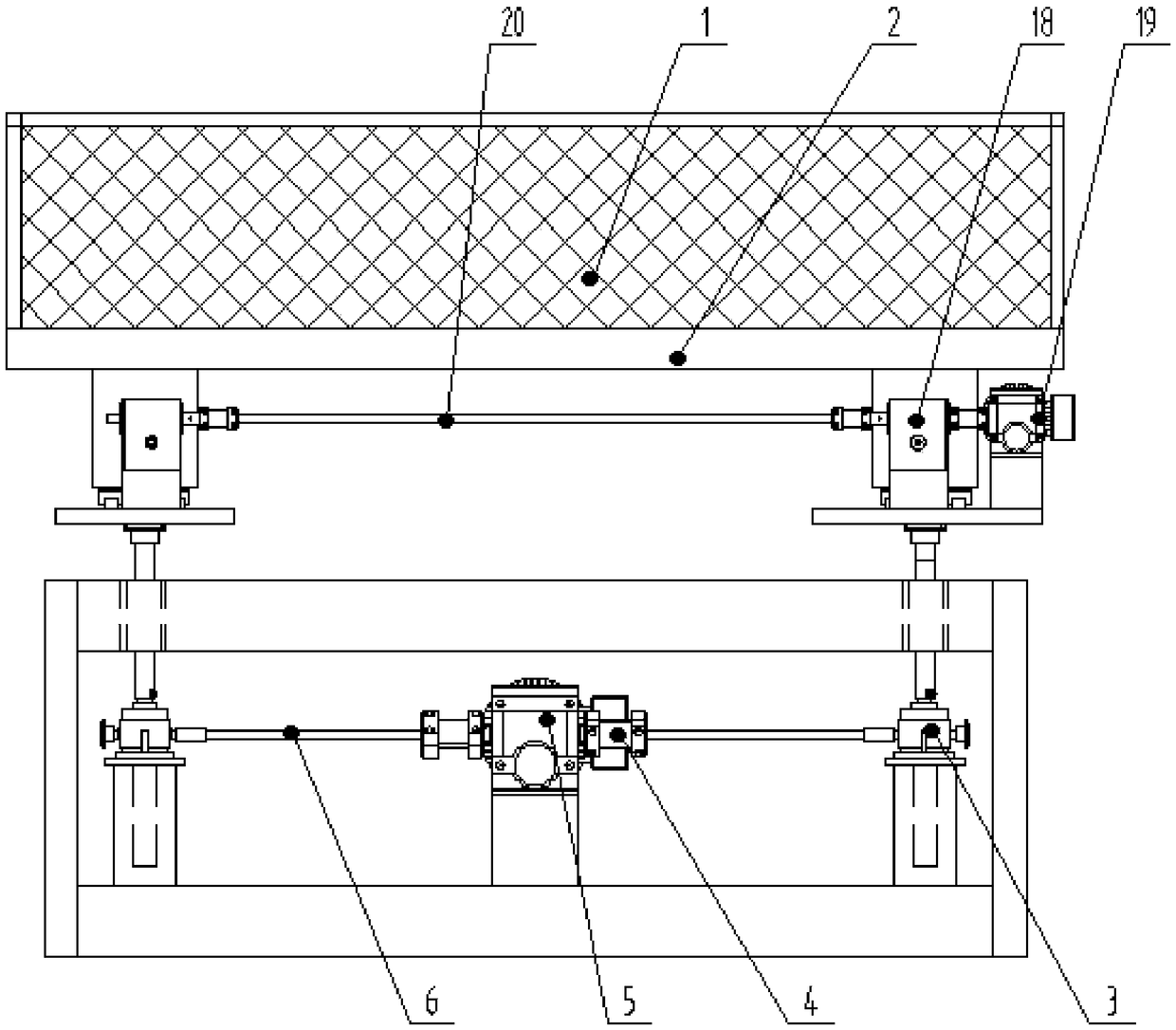 Electric lifting platform for logistics