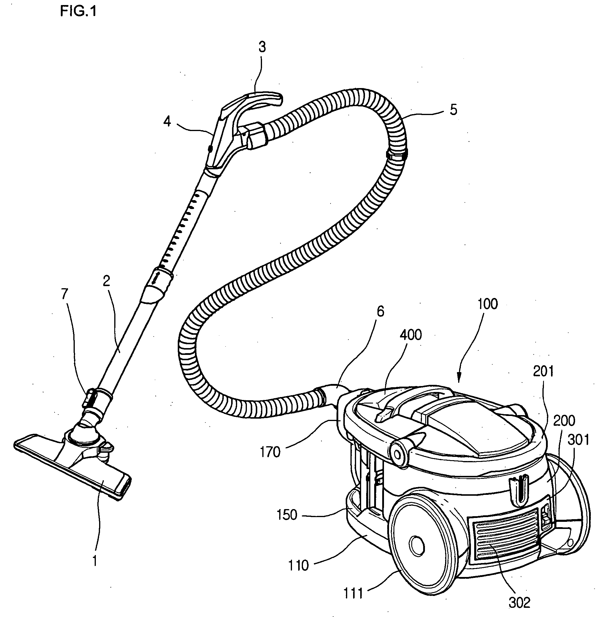 Dust collection unit for vacuum cleaner