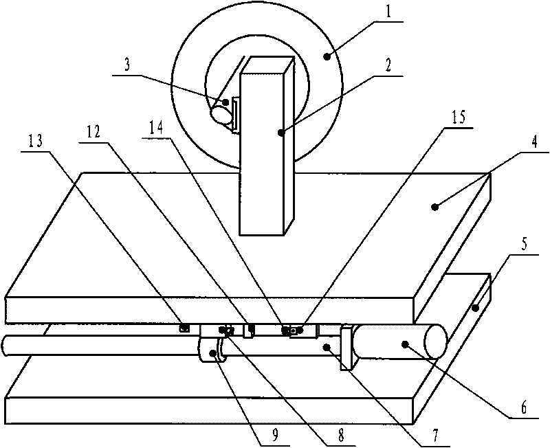 Elastic buffering feeding device of inner diameter slicing machine and feeding method thereof