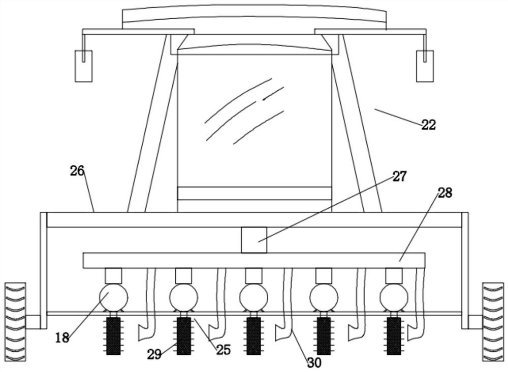 Dry safflower picking machine