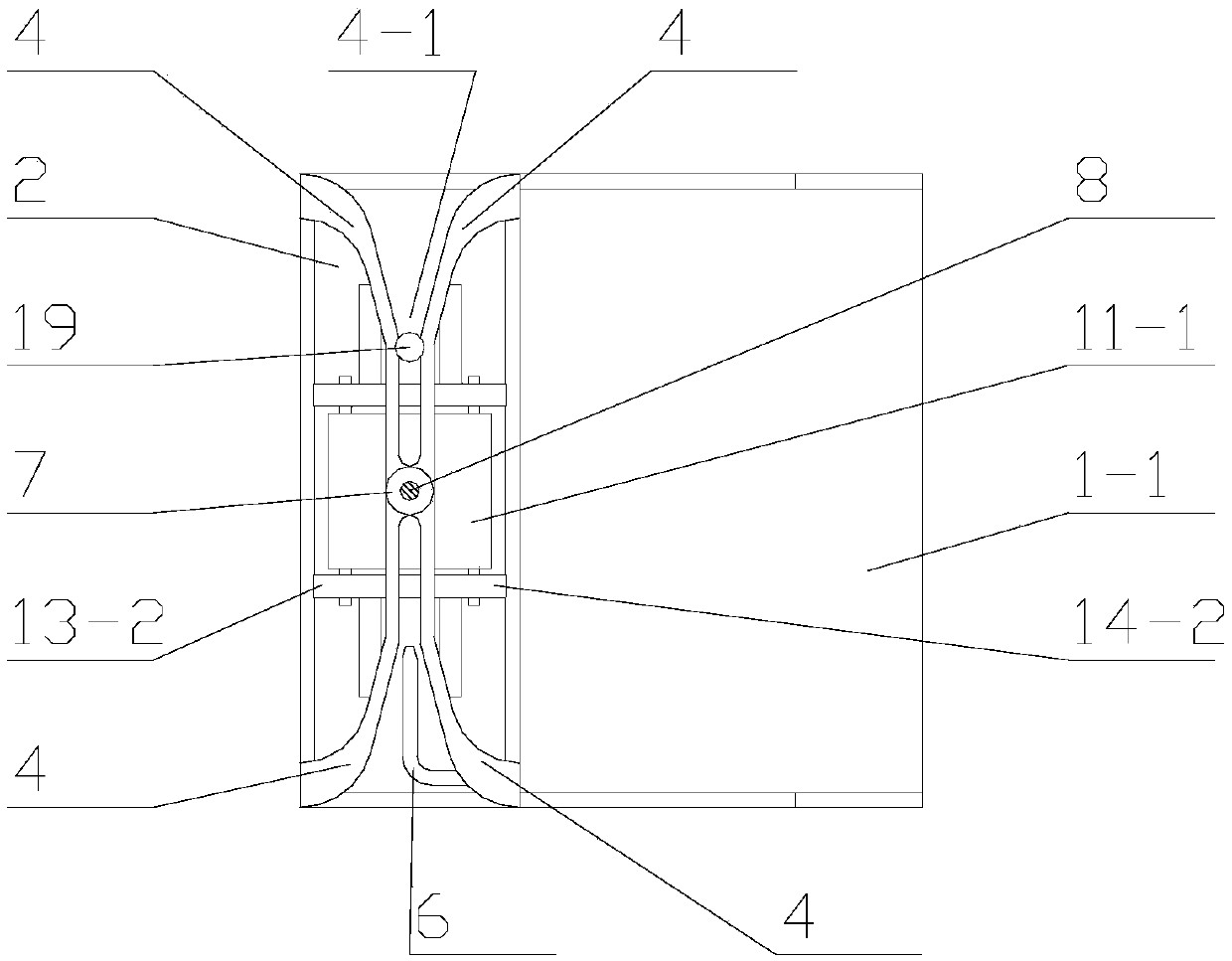 Water squeezing structure and cleaning tool