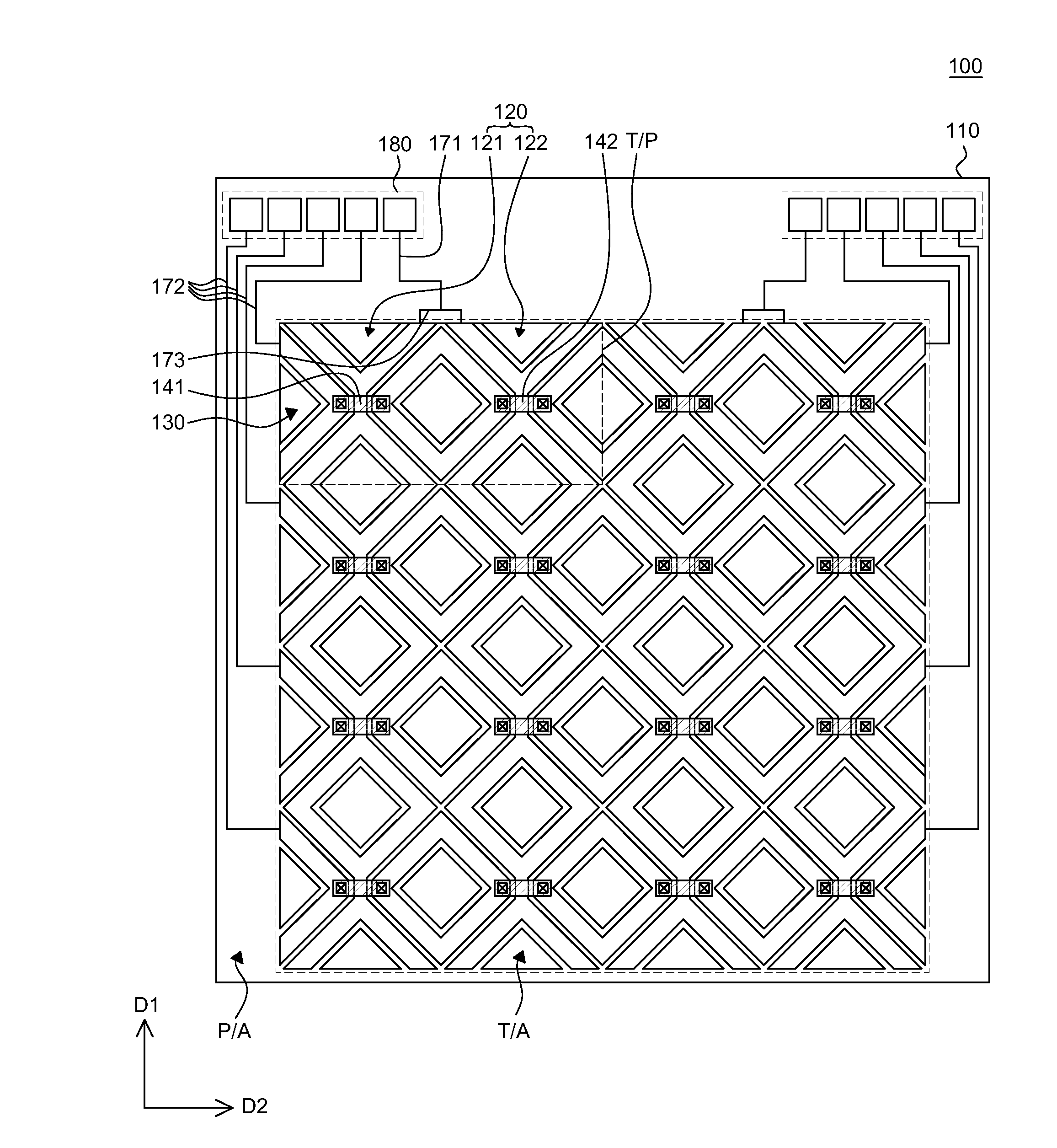 Touch panel and touch panel-integrated organic light emitting display device