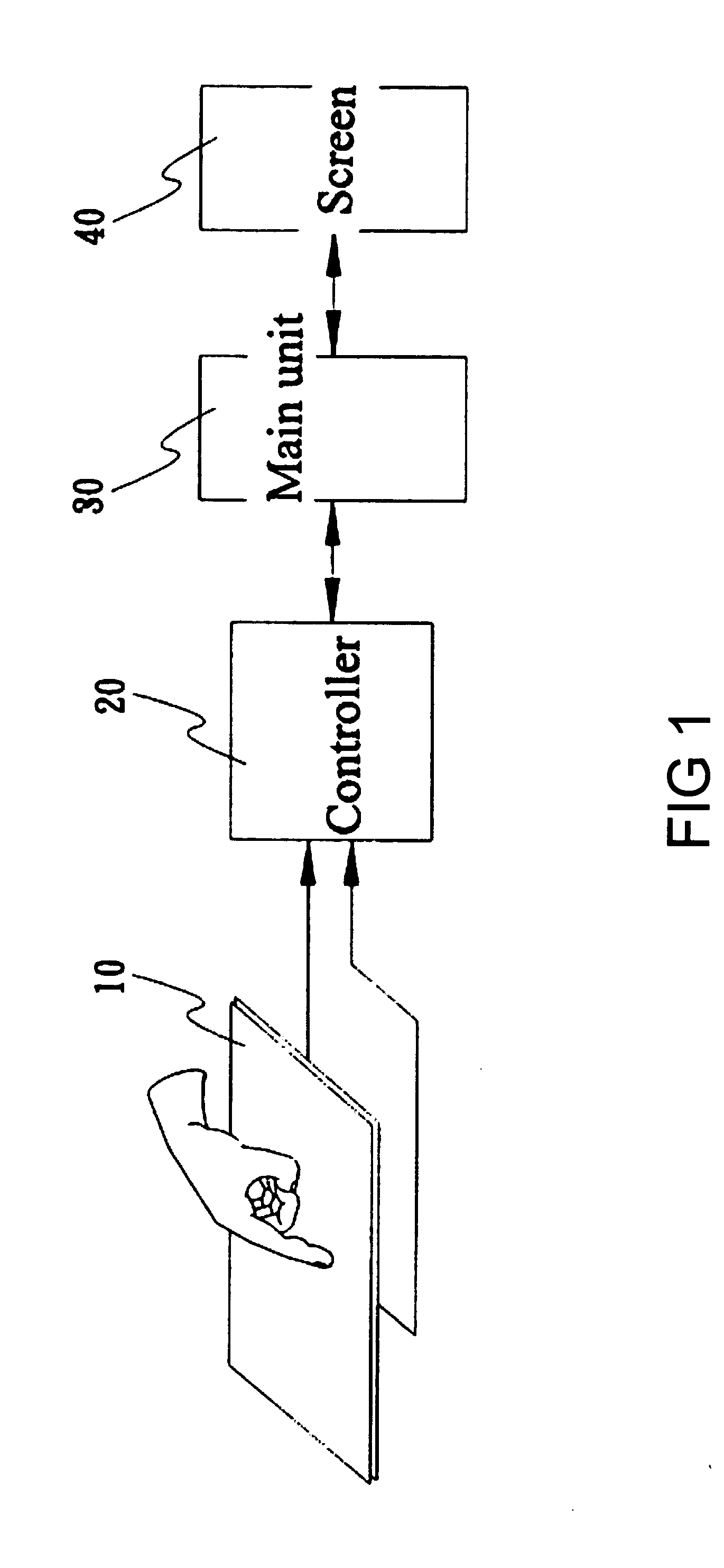 Method for identifying a movement of single tap on a touch device