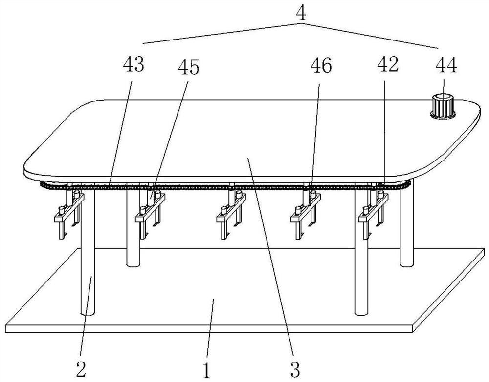 Hanging frame for spraying processing of aluminum alloy bridge