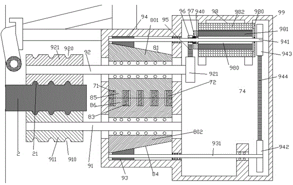 Efficient automatic cleaning and maintenance device for bridge