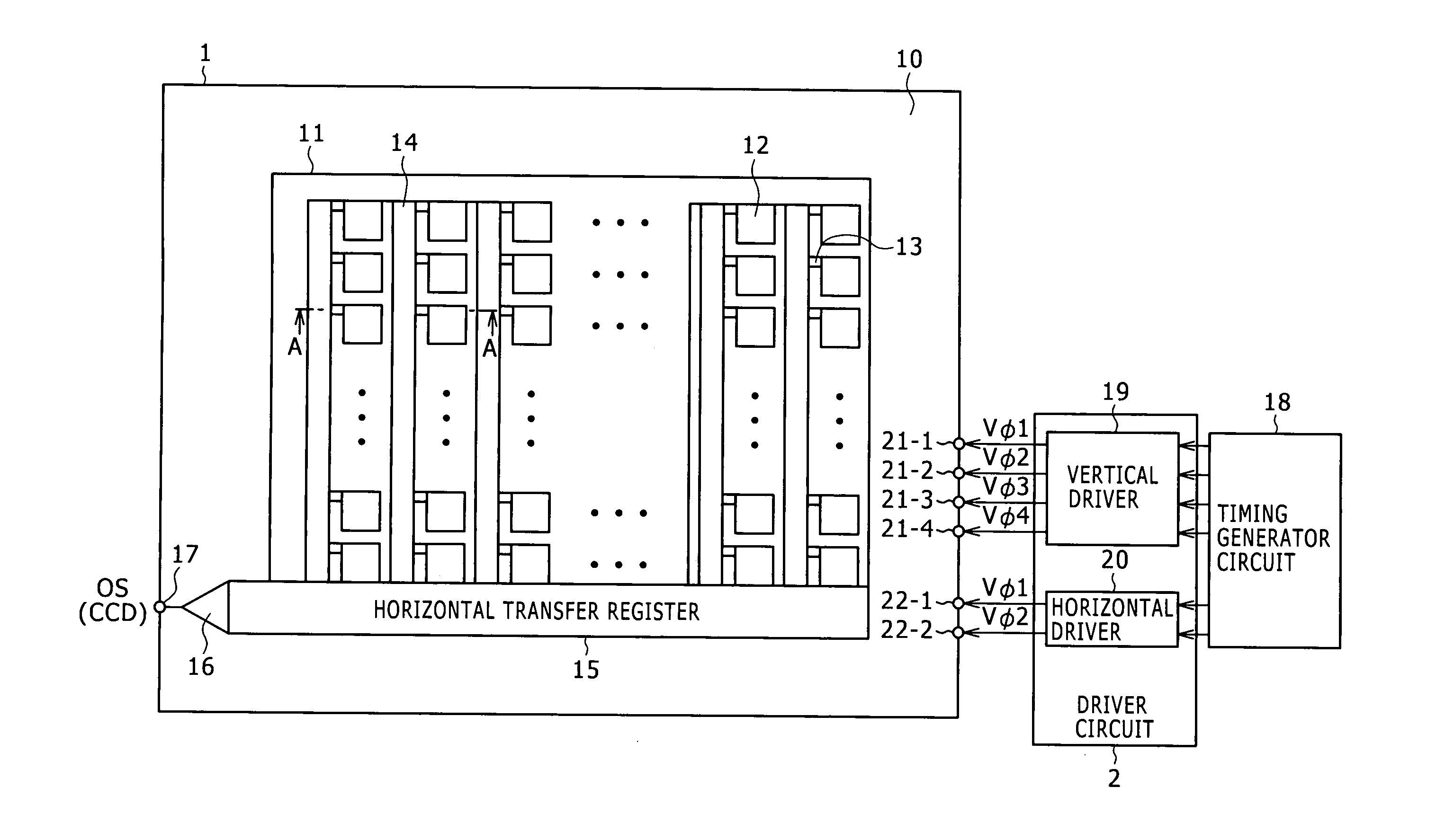 Solid state imaging device, driving method for solid state imaging device, imaging apparatus, and image input apparatus