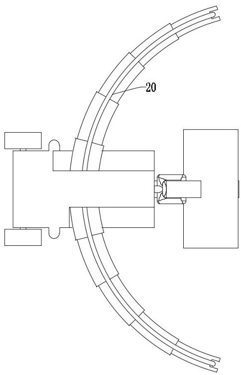 Anisotropic qualitative change type fixed-point regulation and control portable surveying and mapping vehicle