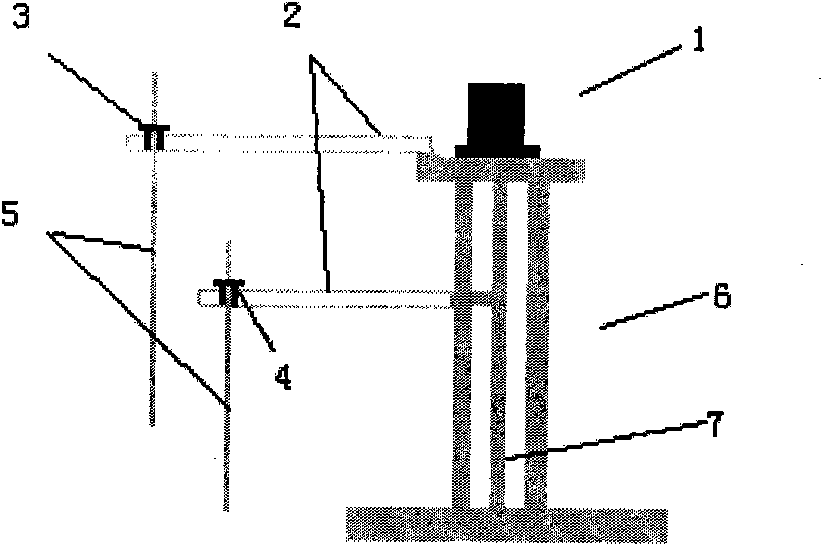 Device and method for measuring thickness of molten slag layer of mold flux of continuous casting crystallizer