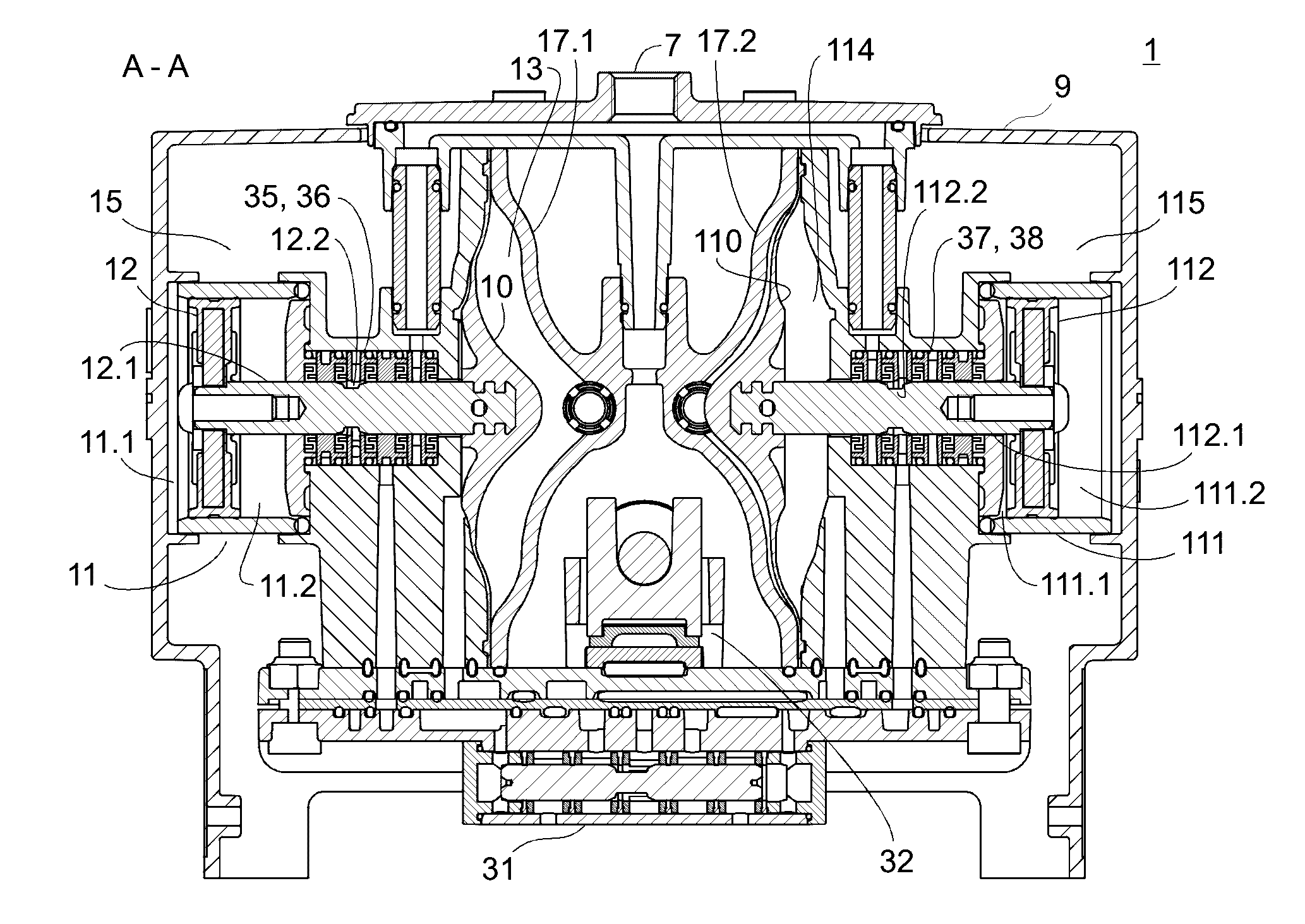 Double diaphragm pump