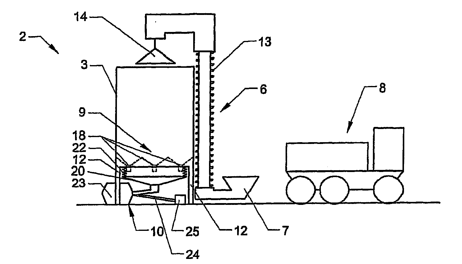 Concrete production plant