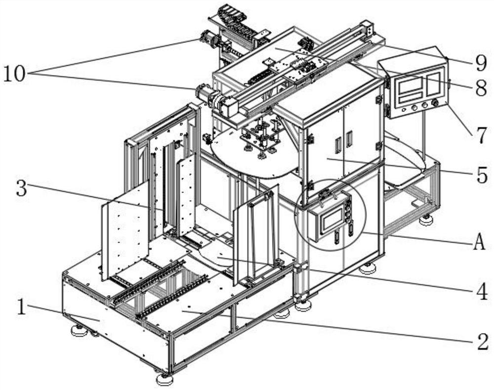 Automation equipment for cutting, machining and rounding special-shaped periphery of plate