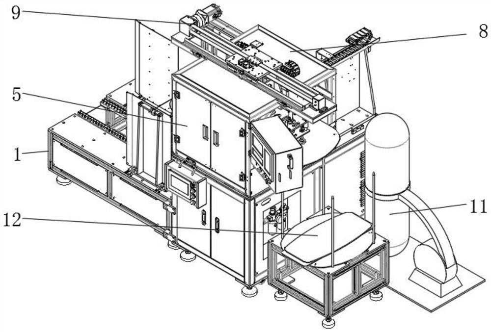 Automation equipment for cutting, machining and rounding special-shaped periphery of plate