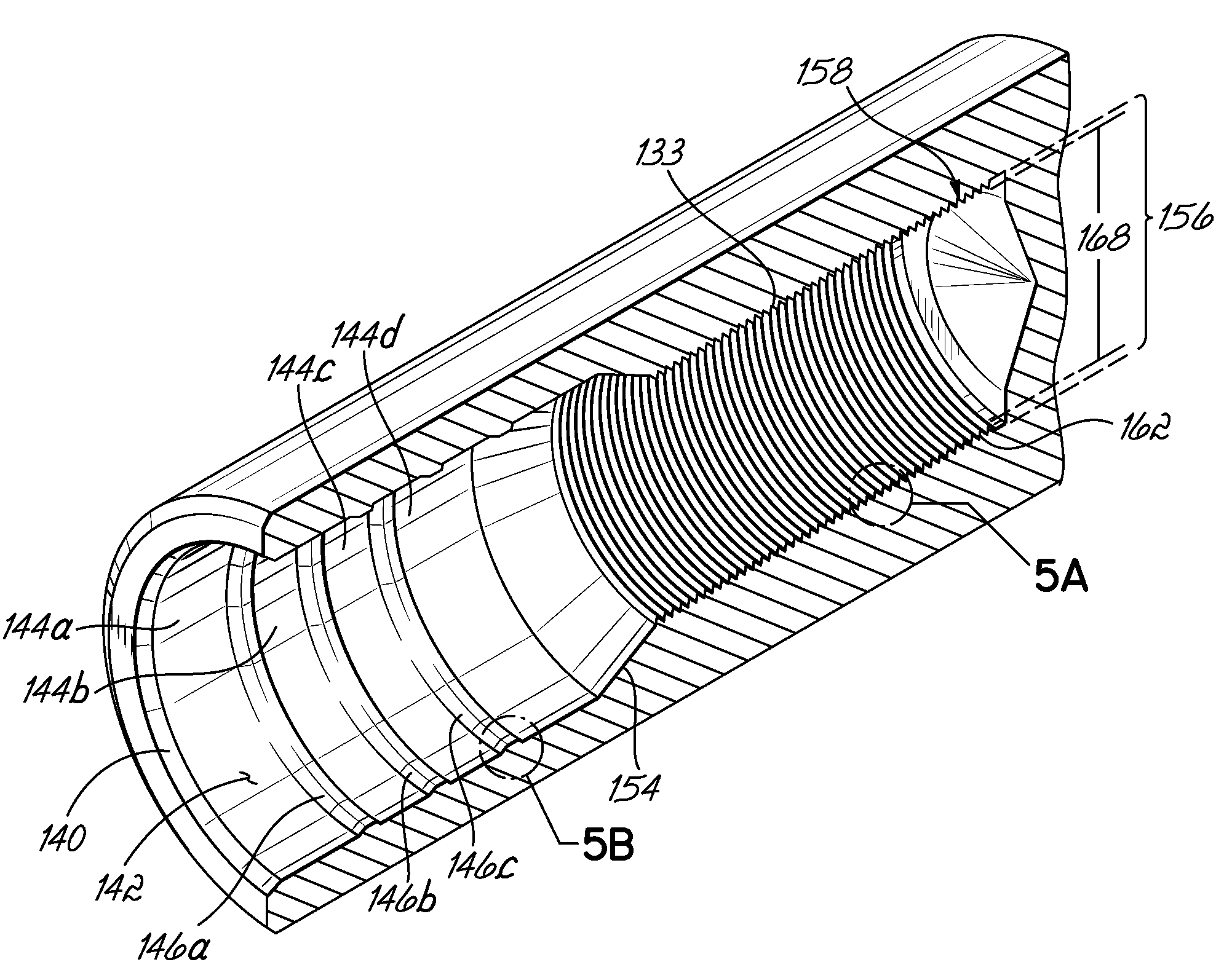 Terminal having integral oxide breaker