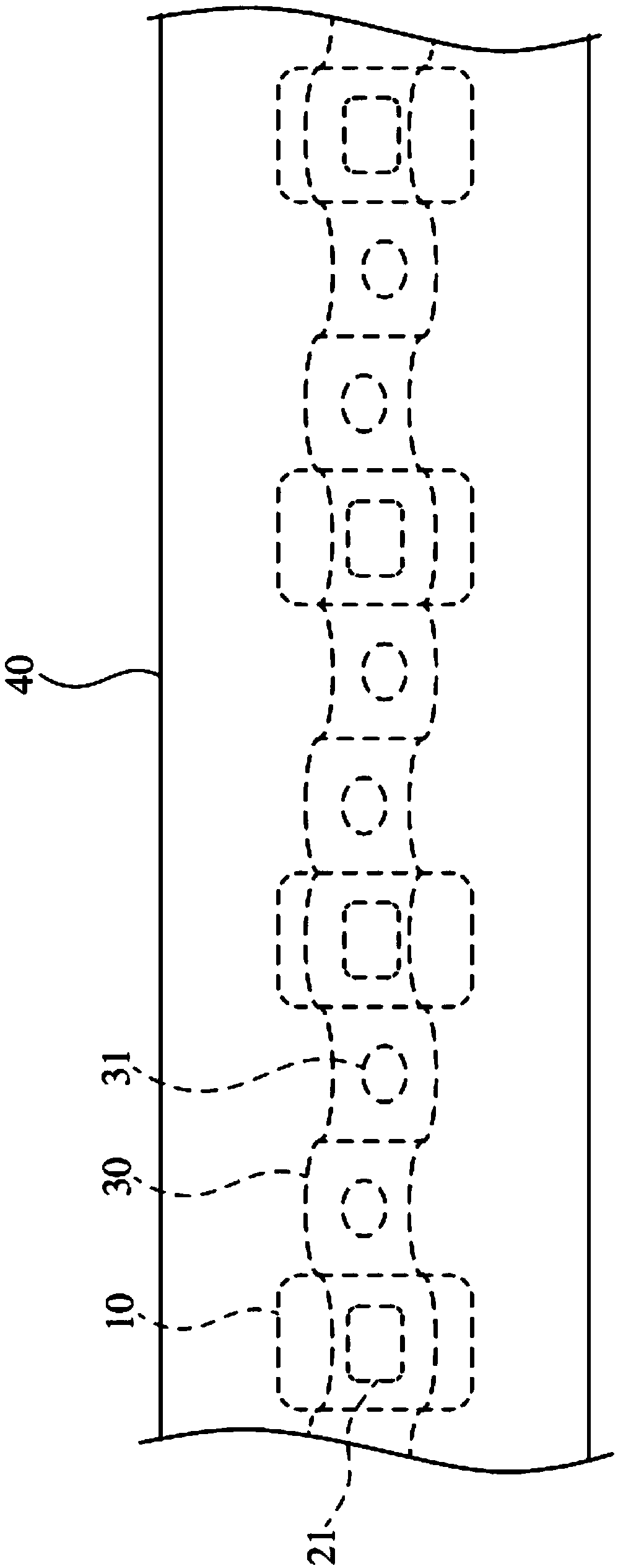 Flexible display panel with bending-resistant signal line