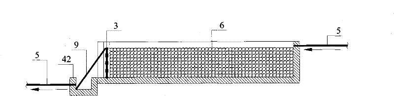 Drop biological aerated filter suitable for biological pretreatment of micro-polluted water source