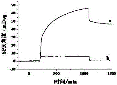 Method for detecting protein kinase based on surface plasmon resonance