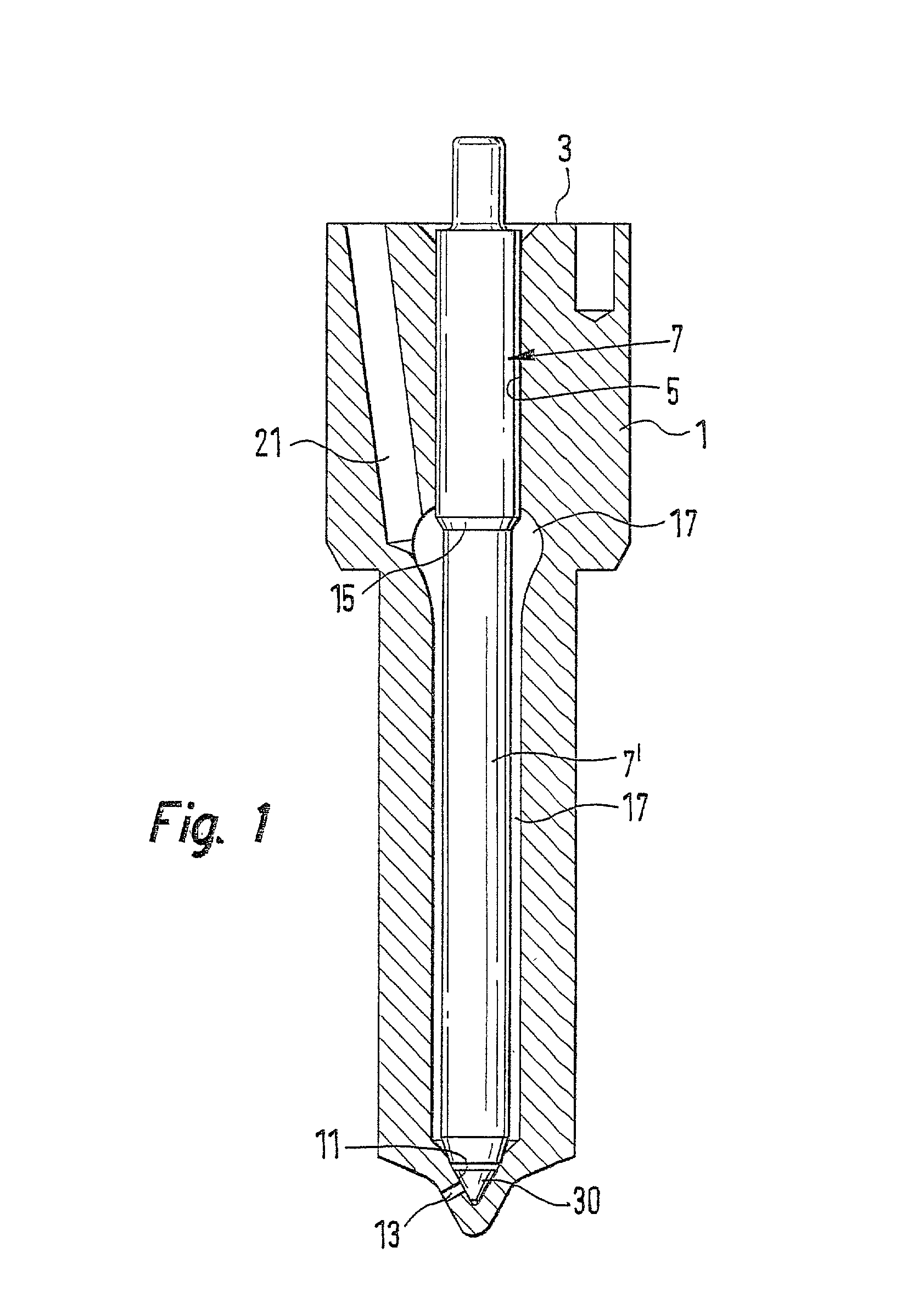 Fuel injection valve for internal combustion engines