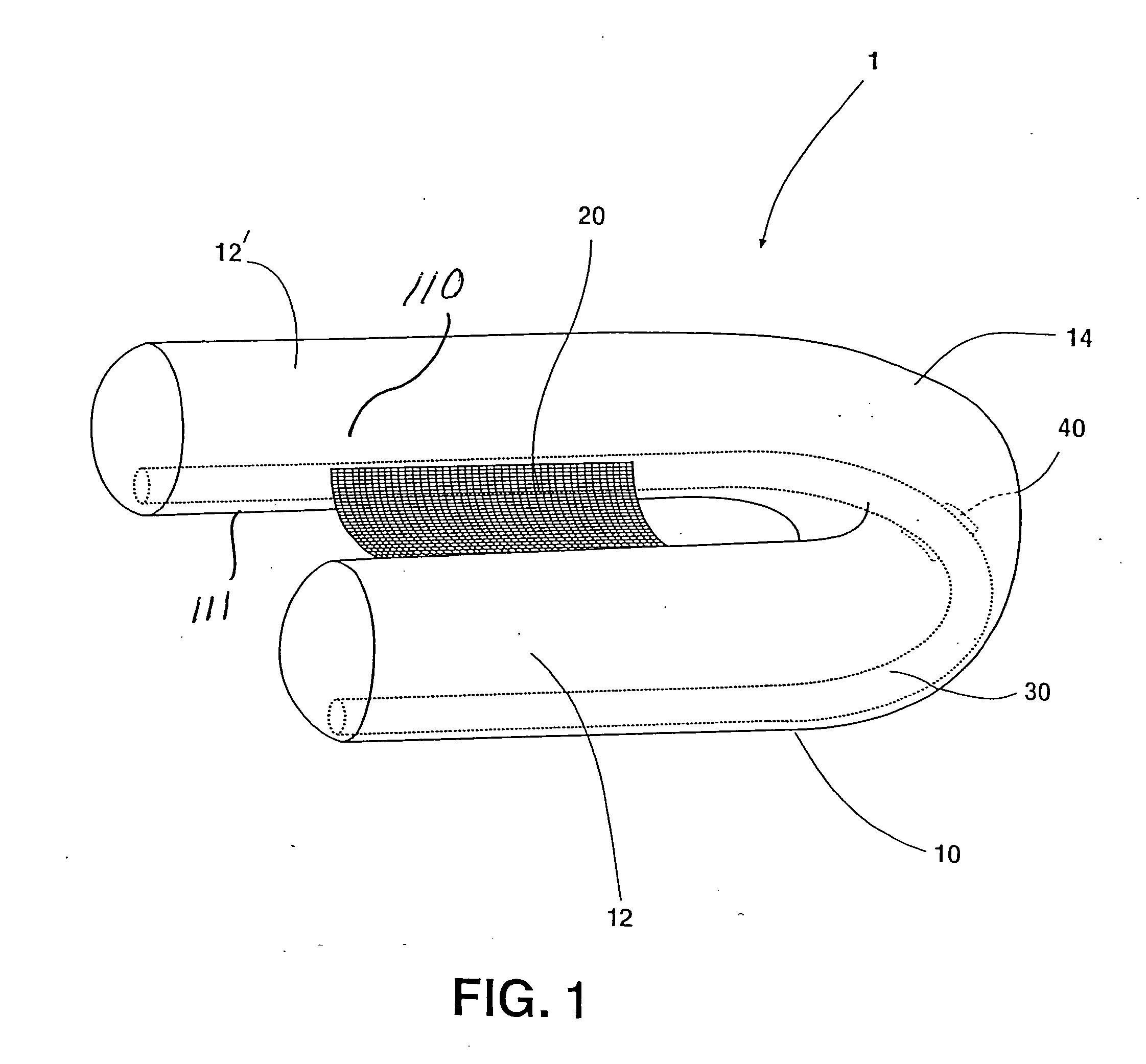 U-shaped float tube with stabilizing frame