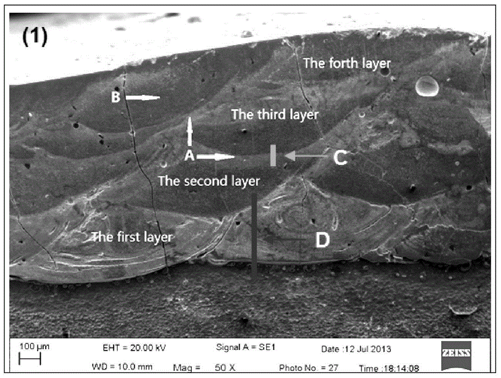 Iron-based nanocrystalline composite coating for protecting boiler tail heating surface and laser-cladding forming process of iron-based nanocrystalline composite coating