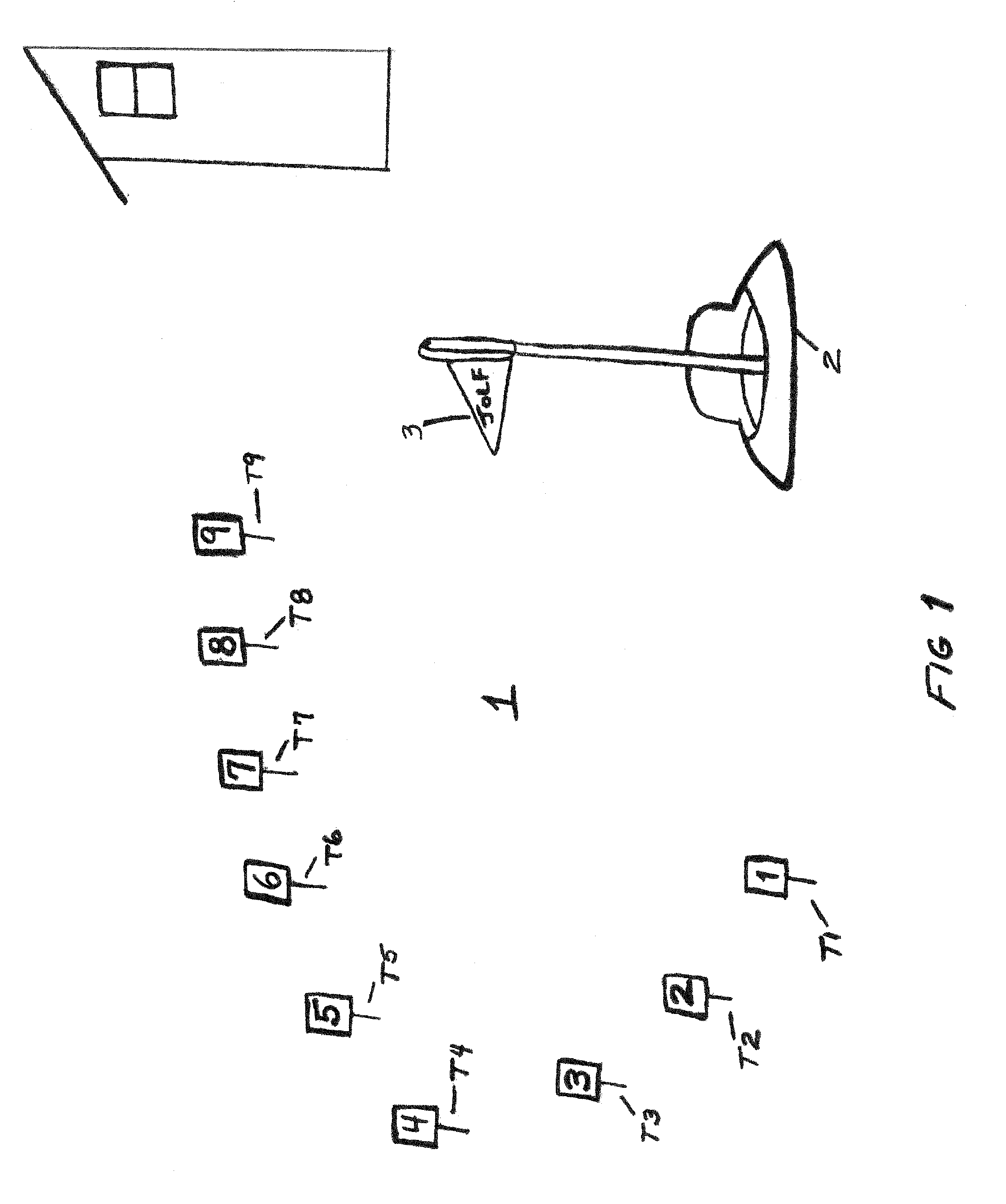 Golf game apparatus and method