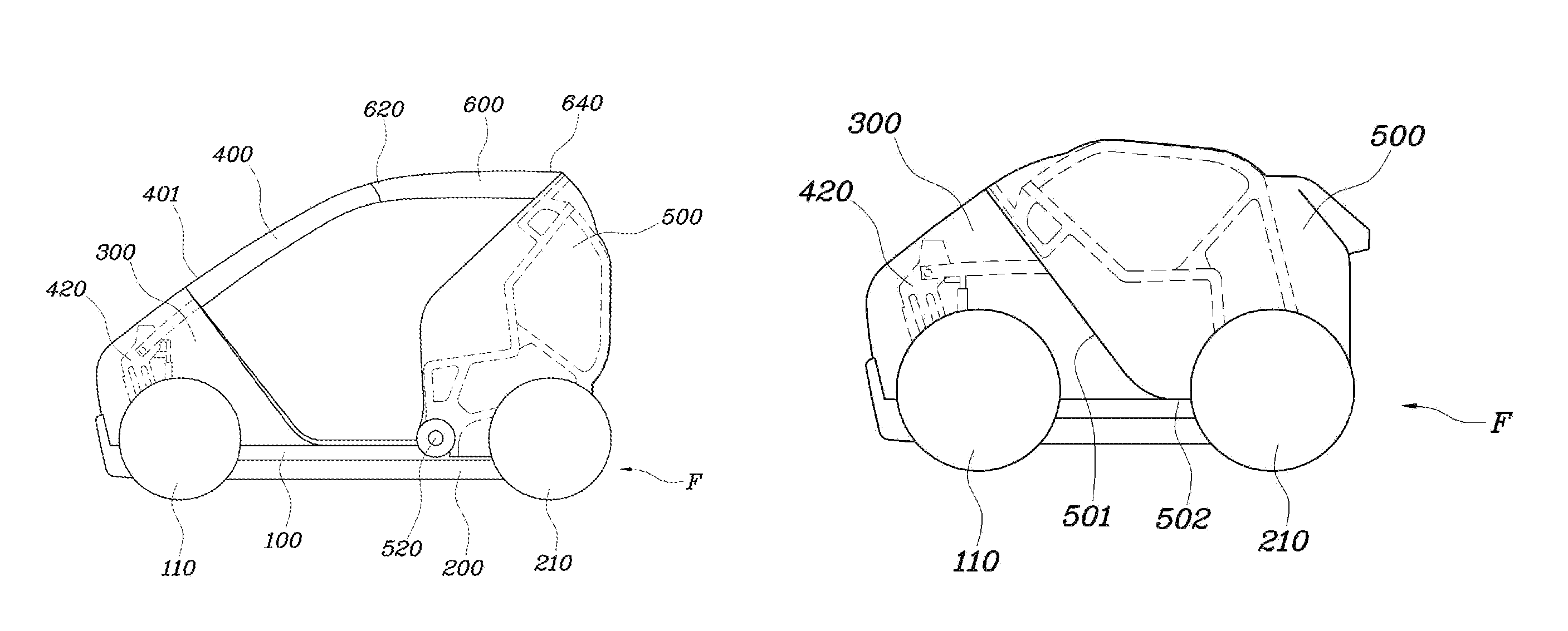 Foldable vehicle