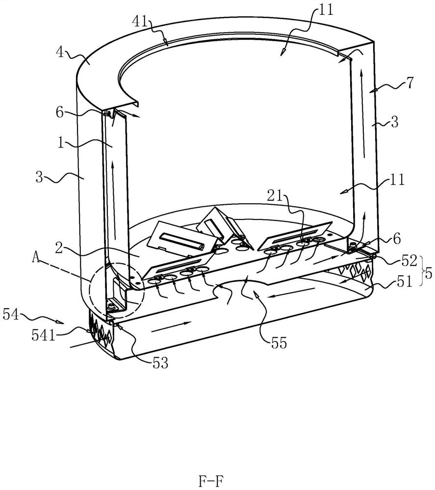 Smokeless heating furnace