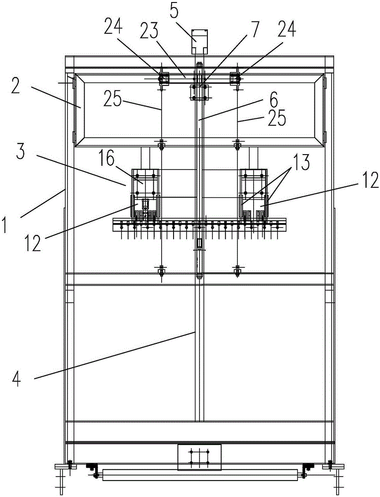 Film lifting transfer device