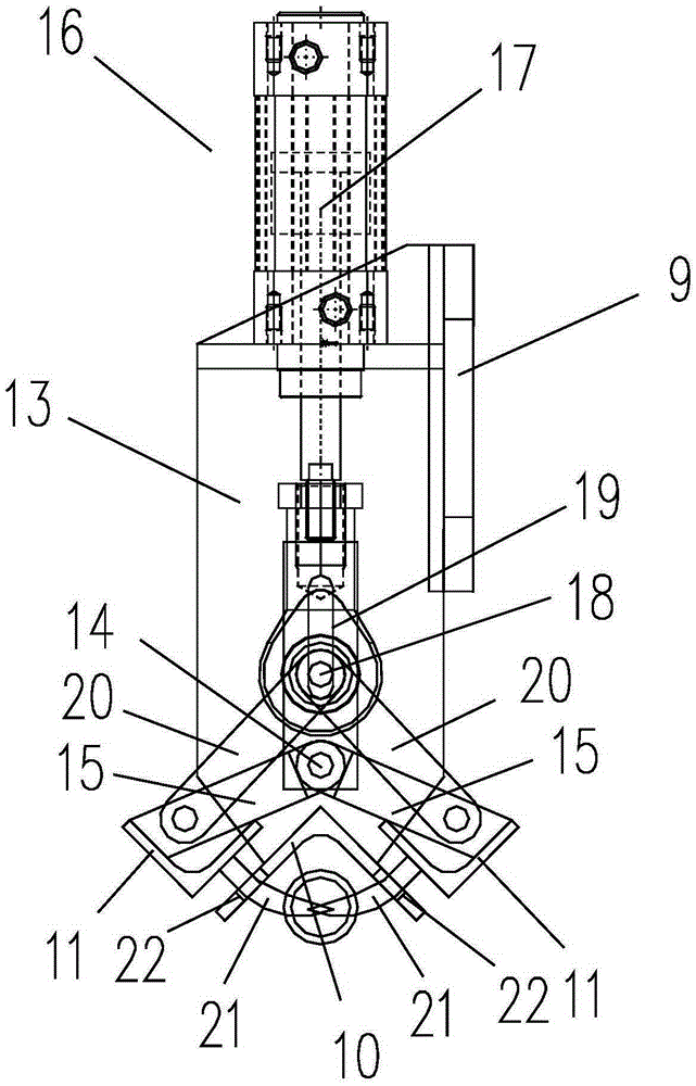 Film lifting transfer device