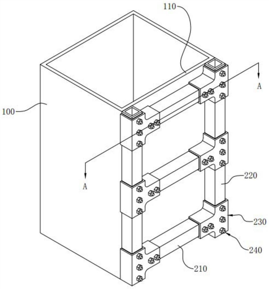 Light aluminum alloy chassis of light rail vehicle body