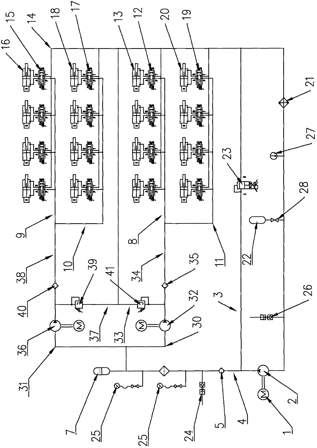 Quadruped robot electroservohydraulic source drive system