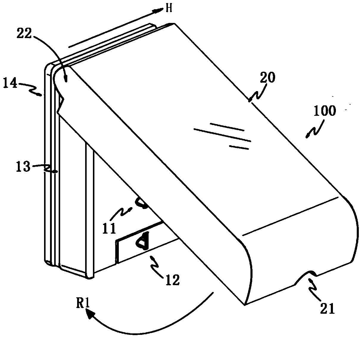 A wall socket panel structure