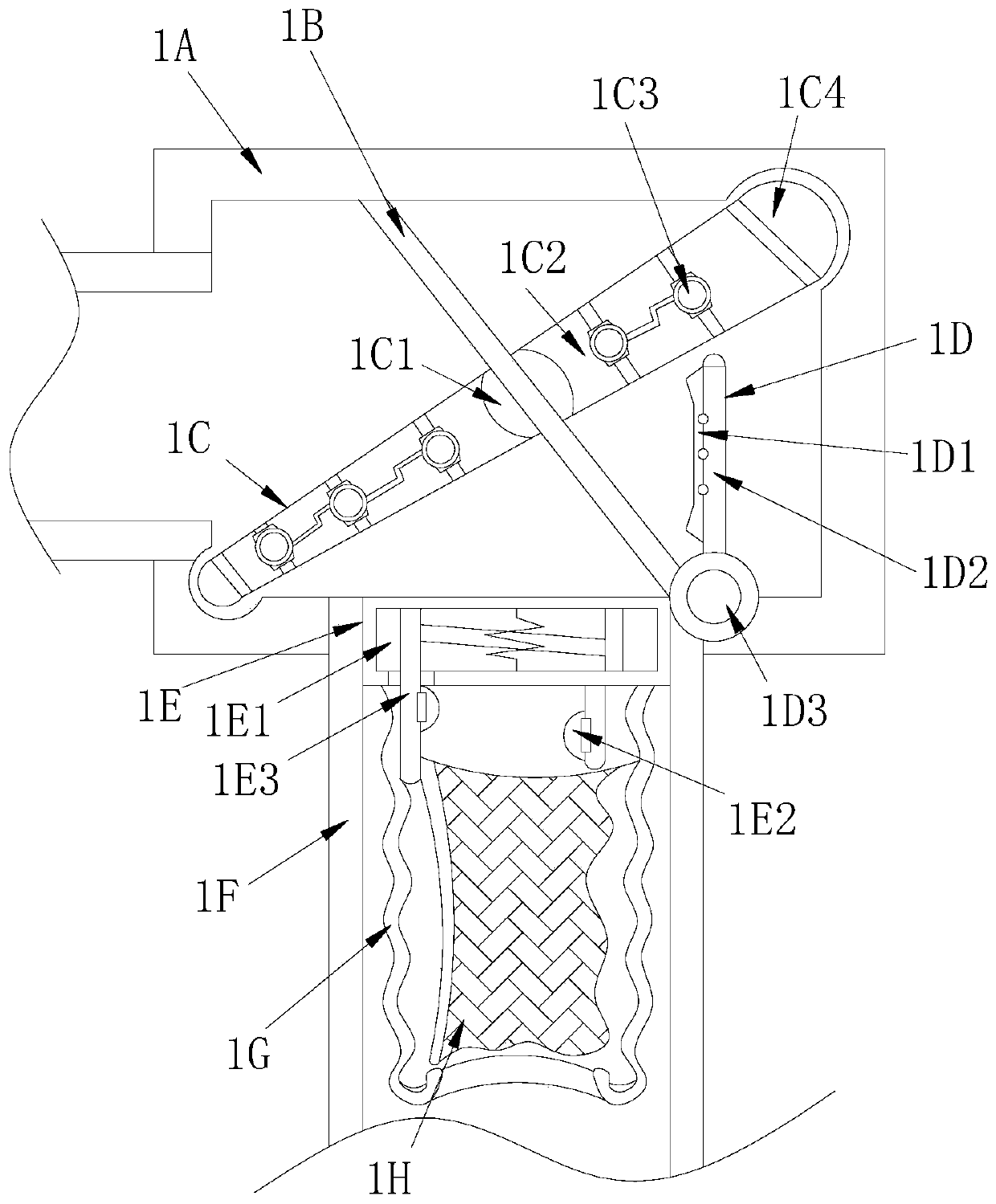 Special-shaped bag compression filling machine