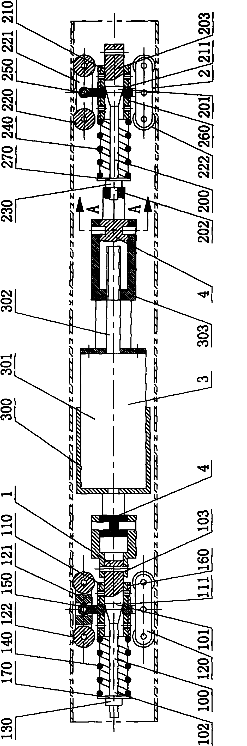 Large traction wriggling propulsion micro-pipeline robot