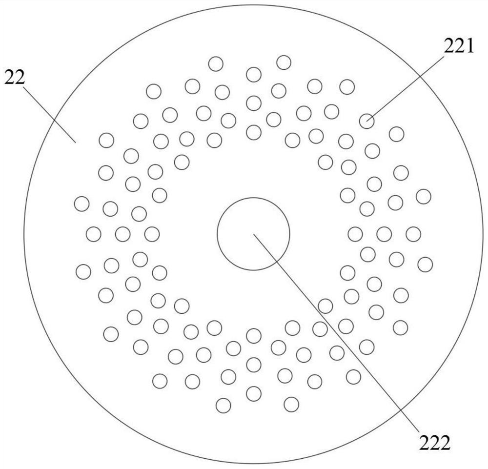 Axial air-cooled multi-mode cylindrical resonant cavity MPCVD device